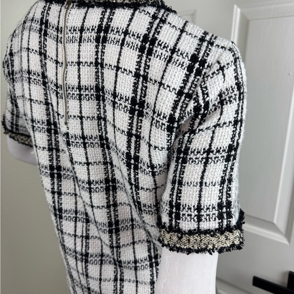 Entro Short Sleeve Round Neck Side Slit Midi Dress #132 - Picture 5 of 15